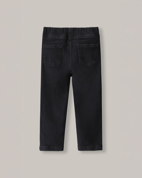 Jeans Slim Pull On Negro